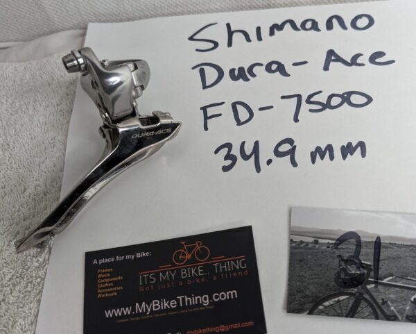 Shimano Dura-Ace FD-7800 Front Derailleur, Double, 34.9 mm Clamp, 10 Speed