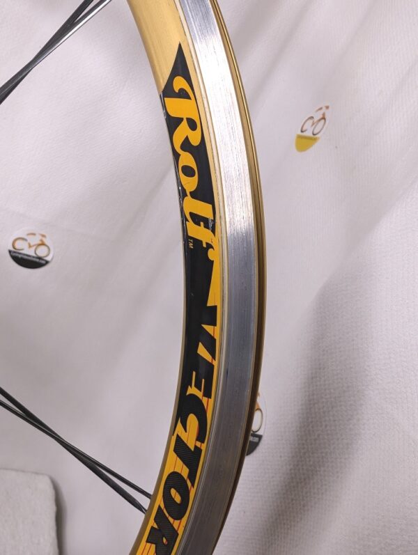 Rolf Vector Pro Wheelset, 700c, 16/14 Spoke, Shimano Freehub (8-10), Gold Rims - Image 9