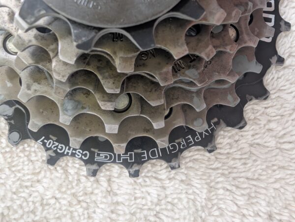 Shimano CS-HG20-7 Speed Cassette | Hyperglide | MTB | 12-27T | Reconditioned - Image 5