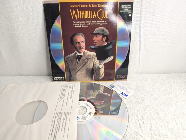 WITHOUT A CLUE (1988) Michael Caine LaserDisc - Standard Edition