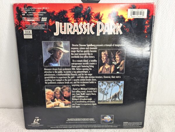 Jurassic Park (1993) Sam Neill LaserDisc - THX Letterbox Edition - Image 6