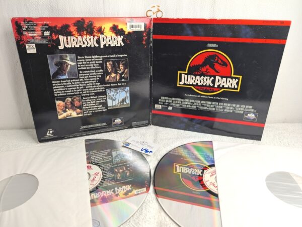 Jurassic Park (1993) Sam Neill LaserDisc - THX Letterbox Edition