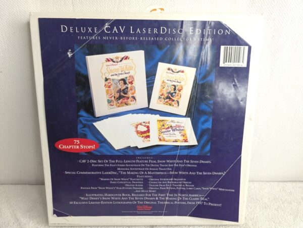 SNOW WHITE AND THE SEVEN DWARFS (1937) LaserDisc - Deluxe CAV Masterpiece Edition - M/NM - Image 3