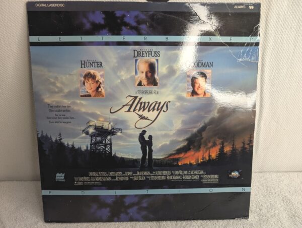 ALWAYS (1989) Richard Dreyfuss LaserDisc - Letterboxed Edition | VG+/G - Image 6