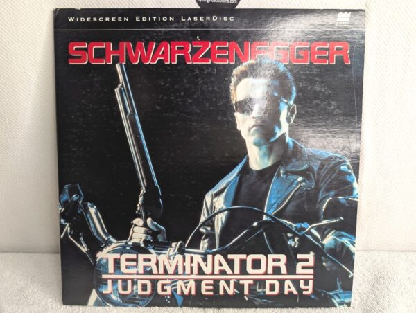 TERMINATOR 2: JUDGMENT DAY (1991) Arnold Schwarzenegger LaserDisc - Widescreen Edition - NM/G - Image 2