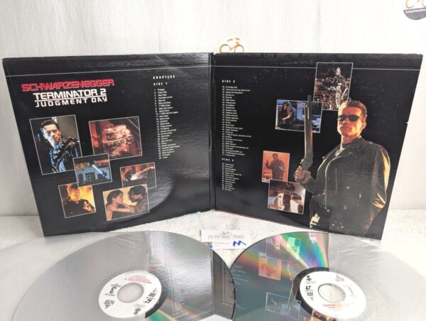 TERMINATOR 2: JUDGMENT DAY (1991) Arnold Schwarzenegger LaserDisc - Widescreen Edition - NM/G - Image 5