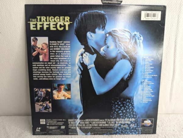 THE TRIGGER EFFECT (1996) Kyle MacLachlan LaserDisc - THX Widescreen Edition - M/VG+ - Image 4