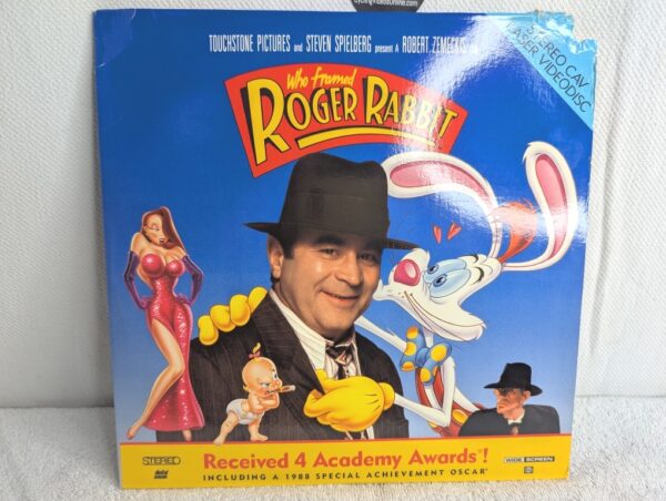 WHO FRAMED ROGER RABBIT (1988) Bob Hoskins LaserDisc - Standard Edition - NM/P - Image 5