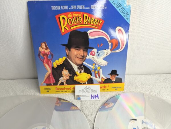 WHO FRAMED ROGER RABBIT (1988) Bob Hoskins LaserDisc - Standard Edition - NM/P