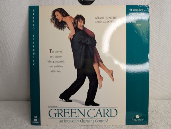 GREEN CARD (1990) Gérard Depardieu LaserDisc - Standard Edition (M/VG) - Image 5