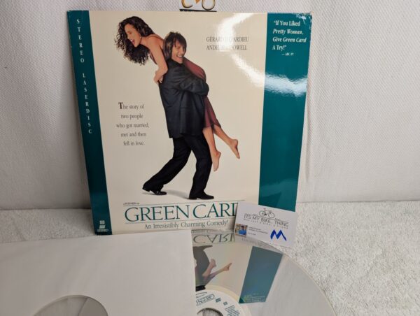 GREEN CARD (1990) Gérard Depardieu LaserDisc - Standard Edition (M/VG)