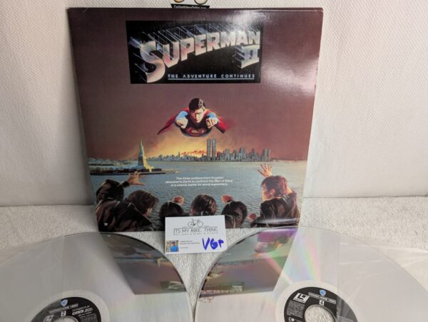 SUPERMAN II (1980) Christopher Reeve LaserDisc - Extended Play Edition  (VG/VG)