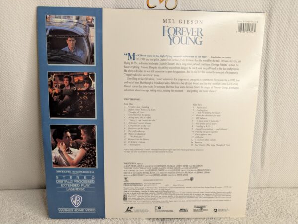 FOREVER YOUNG (1992) Mel Gibson LaserDisc | Dolby Surround Widescreen (NM/VG+) - Image 4