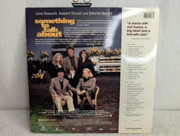 SOMETHING TO TALK ABOUT (1995) Julia Roberts LaserDisc | Digital Widescreen Edition (NM/F) - Image 3