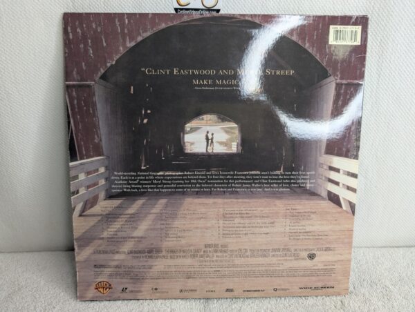 THE BRIDGES OF MADISON COUNTY (1995) Clint Eastwood LaserDisc | Dolby AC3 Surround Widescreen (NM/NM) - Image 4