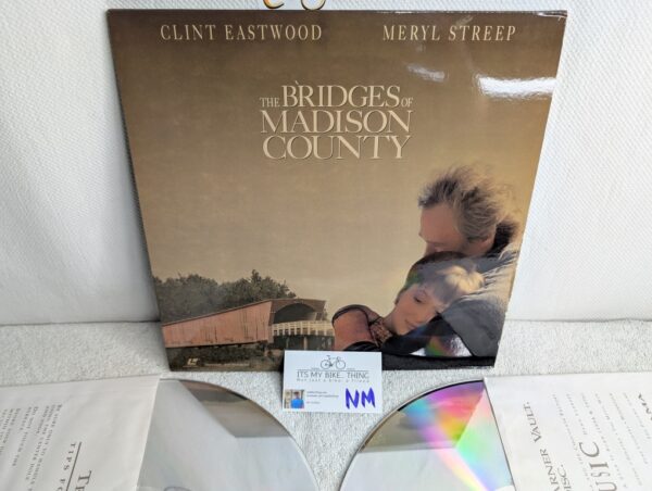 THE BRIDGES OF MADISON COUNTY (1995) Clint Eastwood LaserDisc | Dolby AC3 Surround Widescreen (NM/NM)