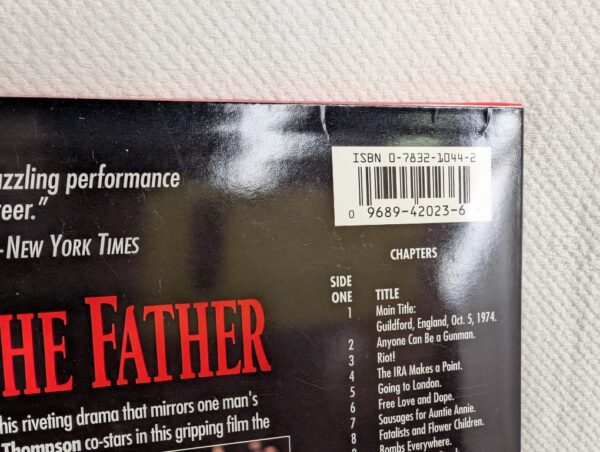 IN THE NAME OF THE FATHER (1993) Daniel Day-Lewis LaserDisc | Dolby Surround Letterbox Edition (M/VG+) - Image 4