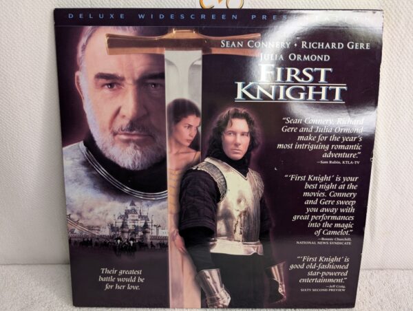 FIRST KNIGHT (1995) Sean Connery LaserDisc | THX/Dolby Surround Deluxe Widescreen (M/VG+) - Image 5