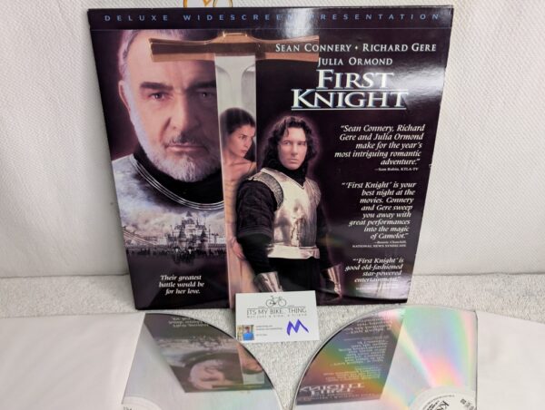 FIRST KNIGHT (1995) Sean Connery LaserDisc | THX/Dolby Surround Deluxe Widescreen (M/VG+)