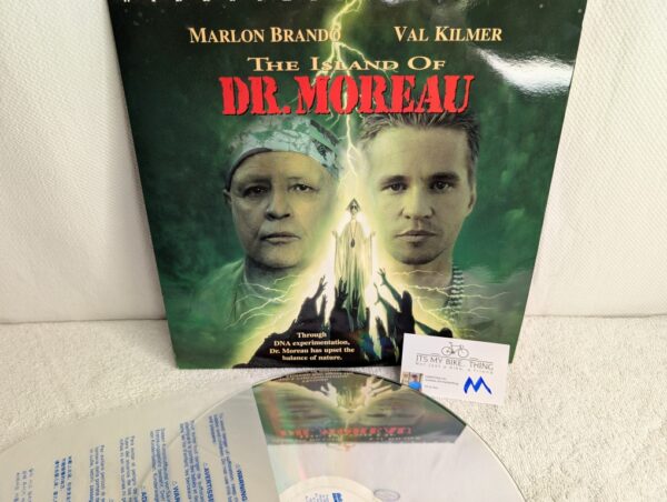 THE ISLAND OF DR. MOREAU (1996) Marlon Brando LaserDisc | Widescreen Edition | Dolby Digital AC-3 (M/M)