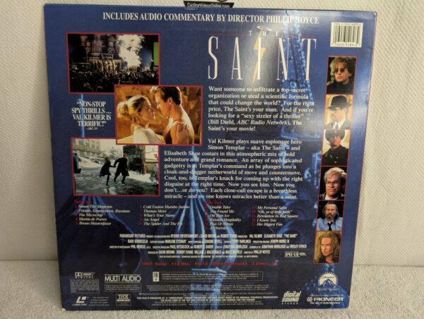 THE SAINT (1997) Val Kilmer LaserDisc | Widescreen THX Edition (NM/VG) - Image 4