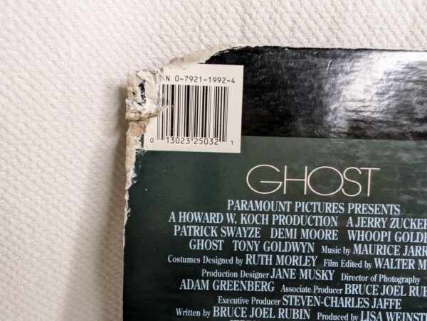 GHOST (1990) Patrick Swayze/Demi Moore LaserDisc | Widescreen Edition (NM/P) - Image 3