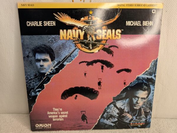 NAVY SEALS (1990) Charlie Sheen/Michael Biehn LaserDisc | Extended Play Edition (VG+/VG+) - Image 4