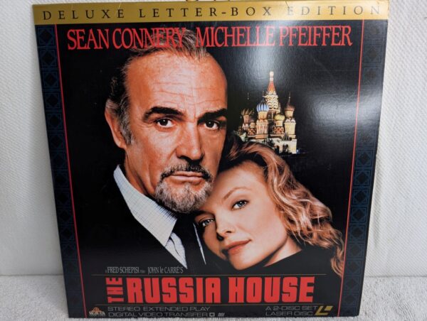 THE RUSSIA HOUSE (1990) Sean Connery/Michelle Pfeiffer LaserDisc | Deluxe Letter-Box Edition (NM/NM) - Image 5