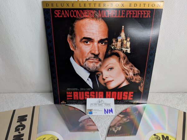 THE RUSSIA HOUSE (1990) Sean Connery/Michelle Pfeiffer LaserDisc | Deluxe Letter-Box Edition (NM/NM)