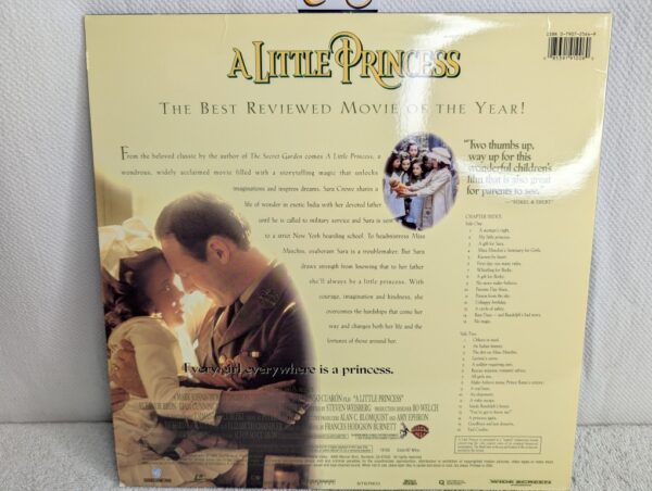 A LITTLE PRINCESS (1995) Family Fantasy LaserDisc | Widescreen Edition (M/M) - Image 2