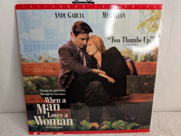 WHEN A MAN LOVES A WOMAN (1994) Andy Garcia/Meg Ryan LaserDisc | Letterbox Edition (M/VG+) - Image 5