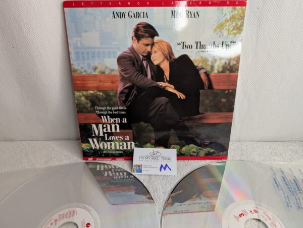 WHEN A MAN LOVES A WOMAN (1994) Andy Garcia/Meg Ryan LaserDisc | Letterbox Edition (M/VG+)