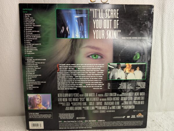 Species (1995) Deluxe Letter-Box LaserDisc | THX Edition (G/VG) - Image 4