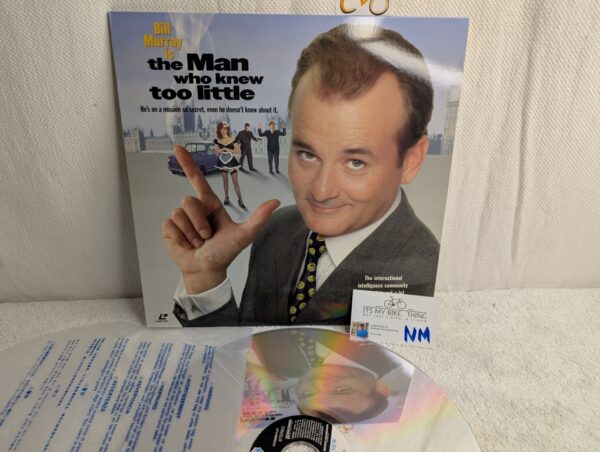 The Man Who Knew Too Little (1997) Bill Murray LaserDisc | AC-3, Widescreen Edition (NM/NM)