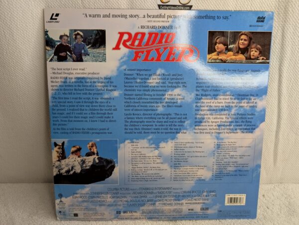 Radio Flyer (1992) Lorraine Bracco LaserDisc | Deluxe Widescreen Version (NM/VG+) - Image 4