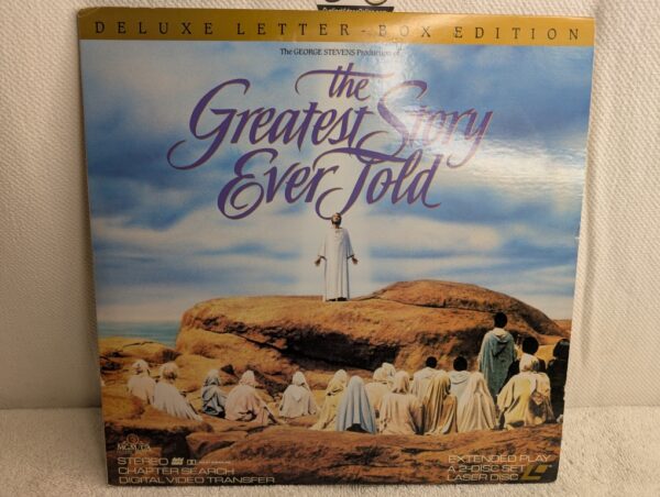 The Greatest Story Ever Told (1965) Max von Sydow LaserDisc | Deluxe Letter-Box Edition (NM/VG) - Image 8