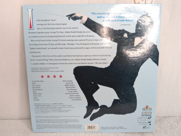 Yankee Doodle Dandy (1942) James Cagney LaserDisc | Extended Play Edition (NM/VG+) - Image 3