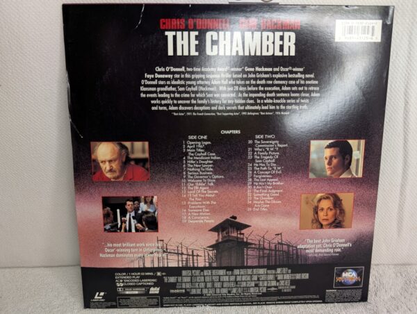 The Chamber (1996) Wide Screen LaserDisc | Gene Hackman AC-3 5.1 (M/VG+) - Image 5