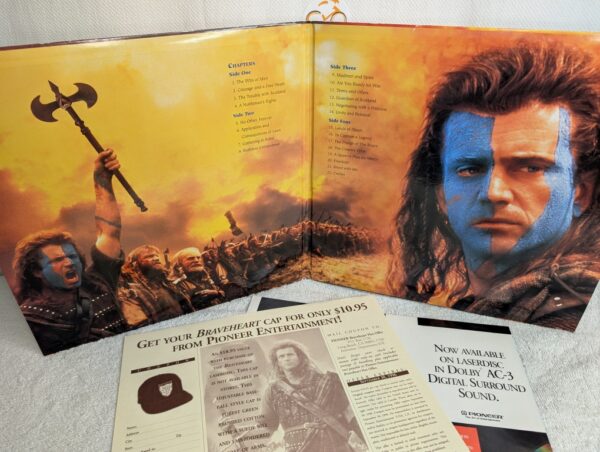 Braveheart (1995) THX Wide Screen LaserDisc | Pioneer Special Edition (M/VG+) - Image 4