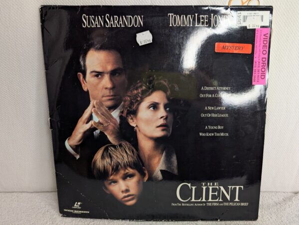 The Client (1994) Wide Screen LaserDisc | John Grisham Thriller (G/G) - Image 6