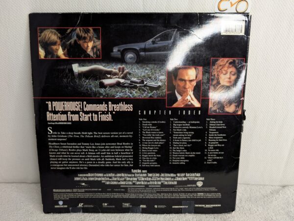 The Client (1994) Wide Screen LaserDisc | John Grisham Thriller (G/G) - Image 5