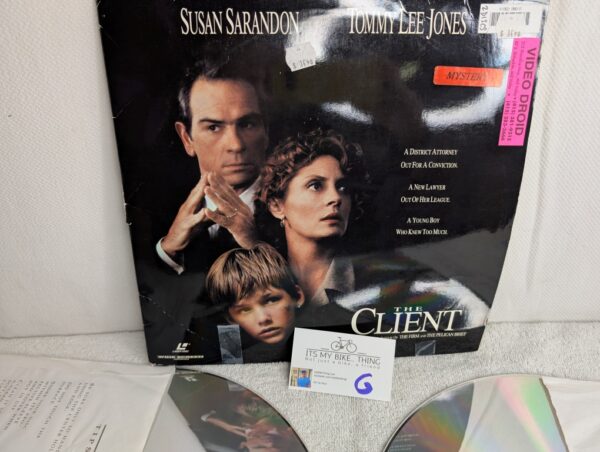 The Client (1994) Wide Screen LaserDisc | John Grisham Thriller (G/G)