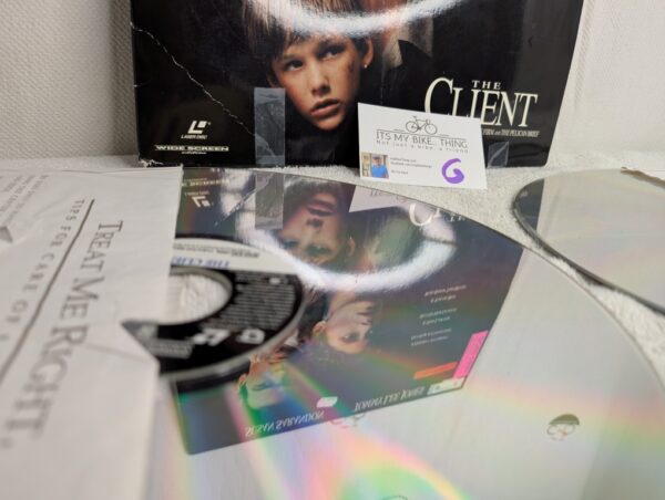 The Client (1994) Wide Screen LaserDisc | John Grisham Thriller (G/G) - Image 8