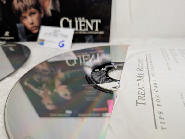 The Client (1994) Wide Screen LaserDisc | John Grisham Thriller (G/G) - Image 7