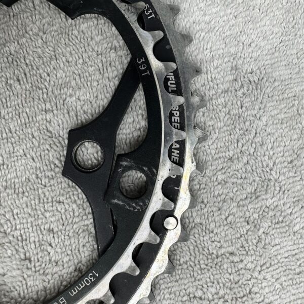 FSA Carbon Pro Team Issue Crankset | Carbon Fiber | Double 53/39T | 175mm - Image 5