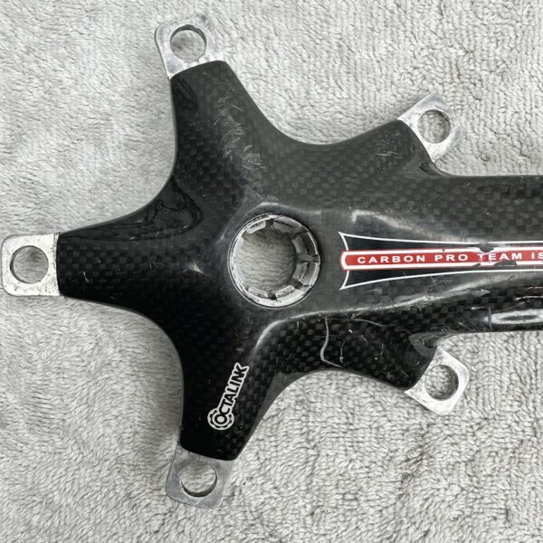 FSA Carbon Pro Team Issue Crankset | Carbon Fiber | Double 53/39T | 175mm - Image 3