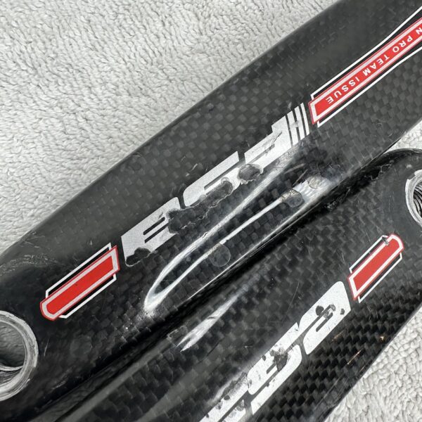 FSA Carbon Pro Team Issue Crankset | Carbon Fiber | Double 53/39T | 175mm - Image 9