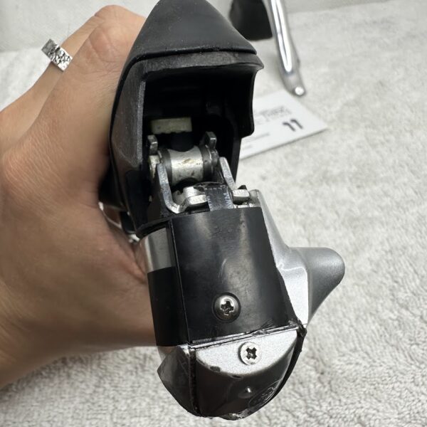 Shimano Dura-Ace ST-7700 Brake Levers/Shifters | 9 Speed, Double | Silver Black - Image 5