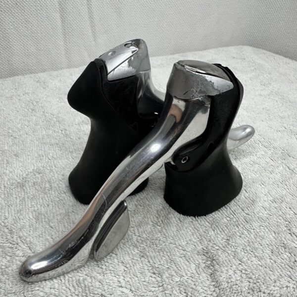 Shimano Dura-Ace ST-7700 Brake Levers/Shifters | 9 Speed, Double | Silver Black - Image 8