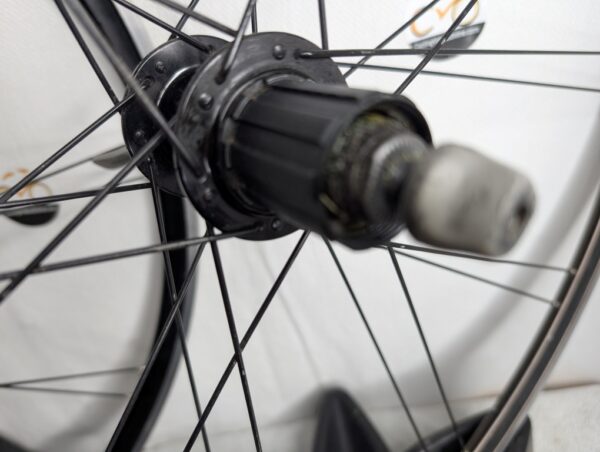 Bontrager Road Wheelset | Shimano 8-10 | 700c | 20/24 Spoke | Black, VG+ - Image 4